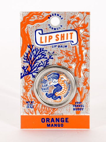 Orange mango Lip Shit is fresh and natural with Beeswax and Vitamin-E