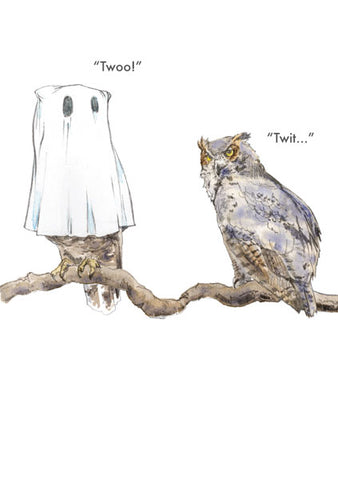 Owl Humour Greeting Card