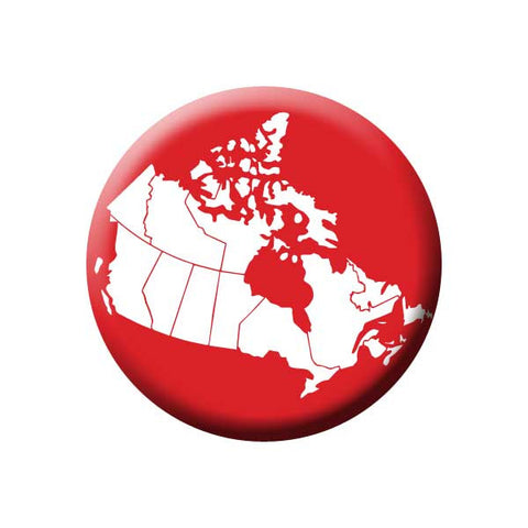 Map of Canada Button