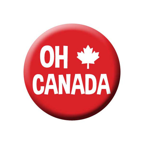 Oh Canada Canada Day Button