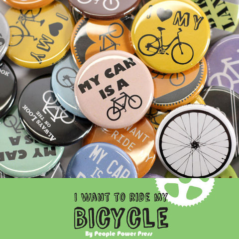 Bicycle (Neutrals) Buttons