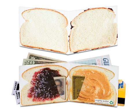 Cool PB&J Wallet Tyvek With 3D Image