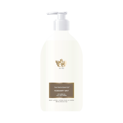 Refreshing Body Lotion, Rosemary Mint, made with Argan Oil, Creamy and pH Balanced