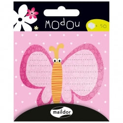 Pink Butterfly Modou Memo Pad