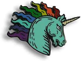 Awesome Rainbow Unicorn Embroidered Patch