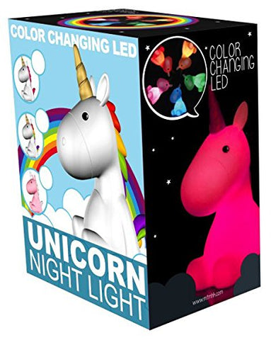 Unicorn LED Night Light Rechargeable, Colour Changing