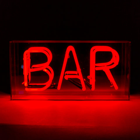 Neon Lights in Acrylic Boxes