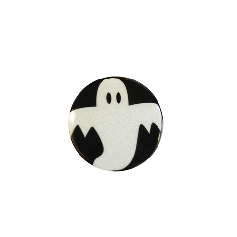 Halloween Spooky Reflect-O Buttons Ghost