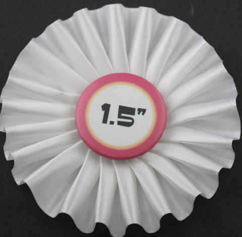 Rosettes for use with prong back buttons