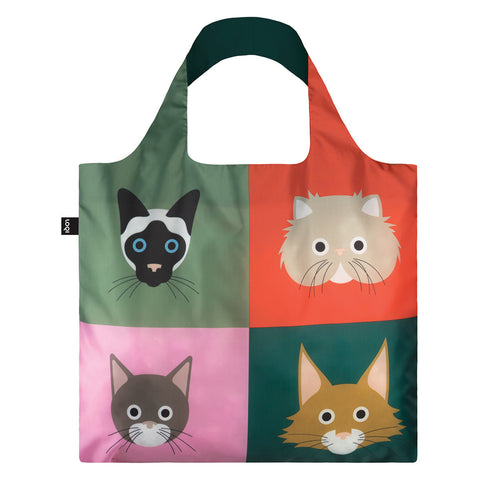Cats Print LOQI Fashion Bag