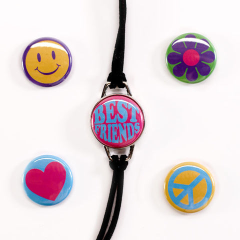 Magnetic Best Friends Button Bracelet