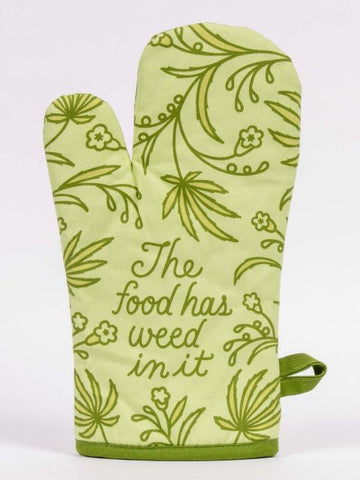 Weed Humour Oven Mitt Quality Cotton