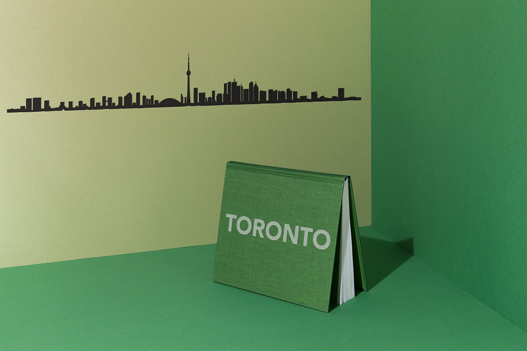 Toronto Silhouette, Skyline Wall Retro Art