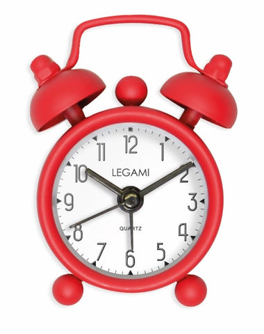 Bright Red, Mini Alarm Clock from Legami