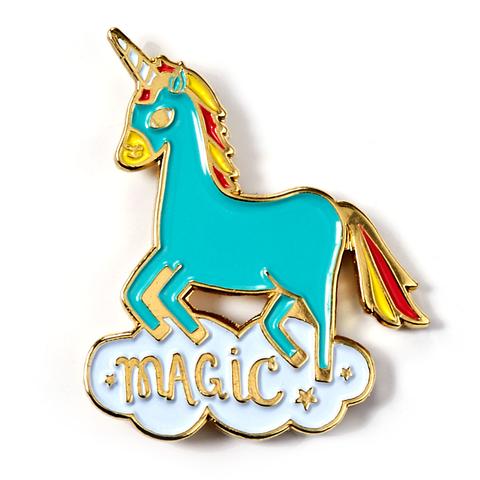 Unicorn Badge Bomb Pin