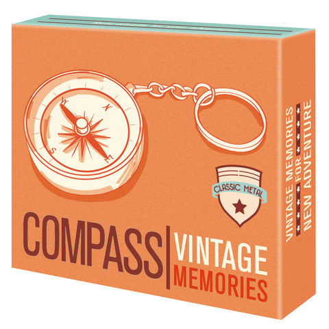 Vintage Memories Compass with Keyring