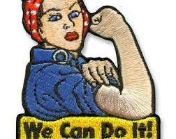 Trixie & Milo, We Can Do It Embroidered Patch