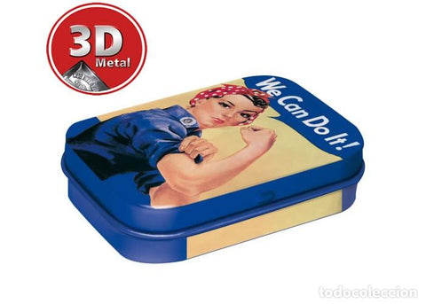 We can Do It! Rosie the Riveter Metal Tin