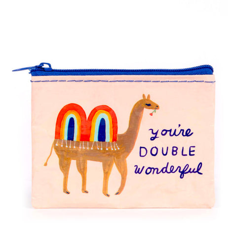 Camel Cute Coin Purse You're Double Wonderful