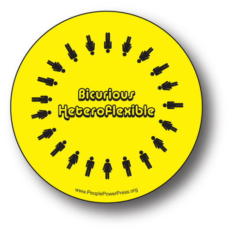 BiCurious Heteroflexible - Queer Button
