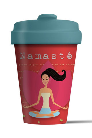 namaste environmentally friendly cup