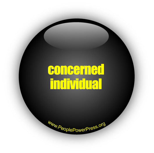 Concerned individual button design