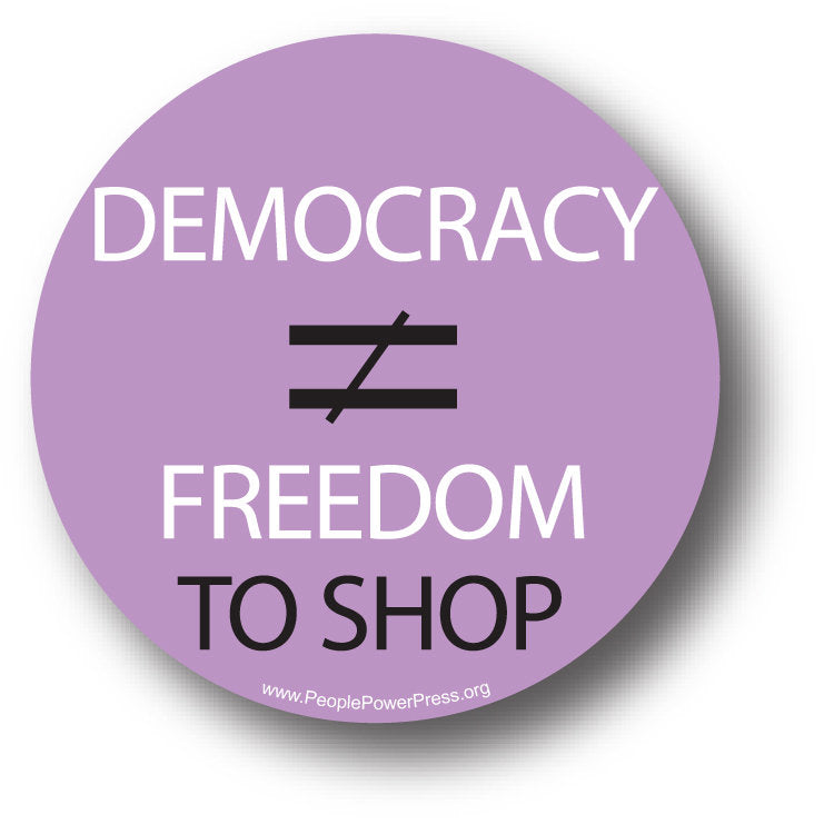 Democracy DNE Freedom to Shop - Purple