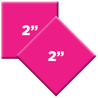 Custom Square/Diamond 2 inch Pin-back Buttons – People Power Press for ...