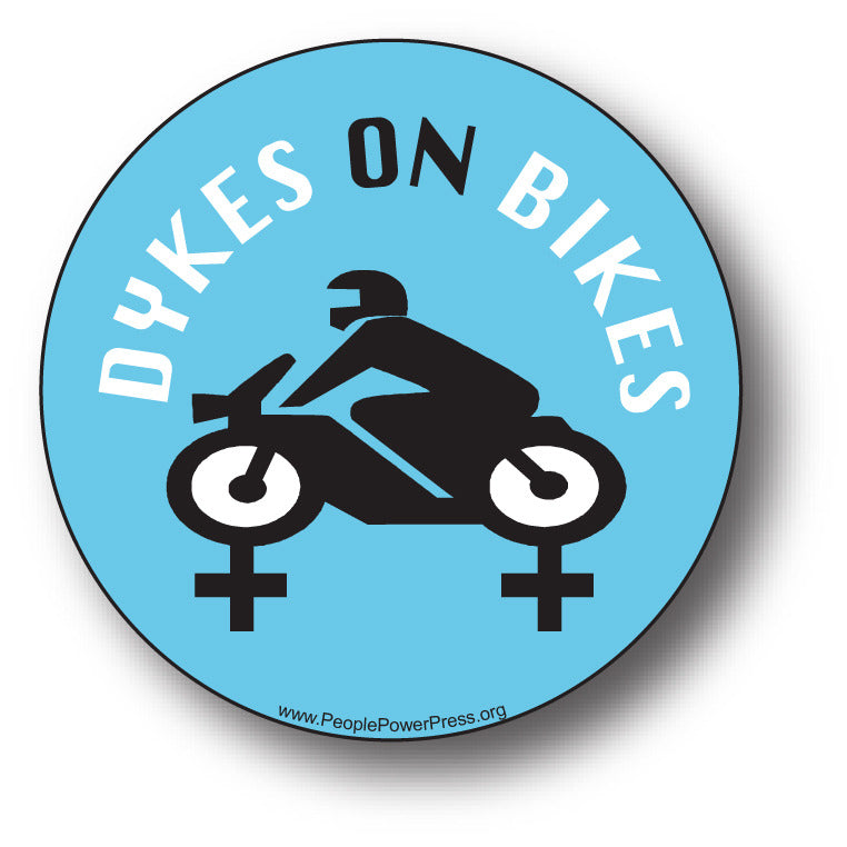 Dykes On Bikes - Queer Button