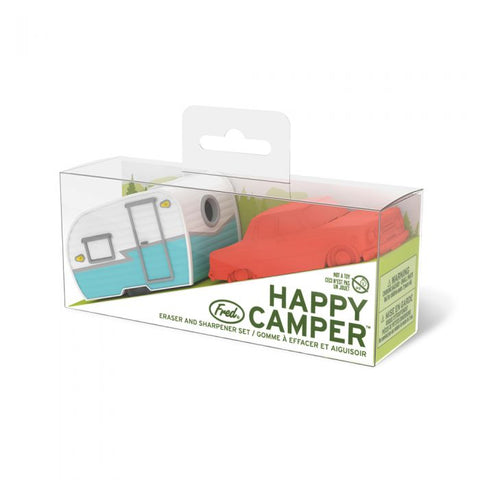 FRED Happy Camper - Eraser + Sharpener
