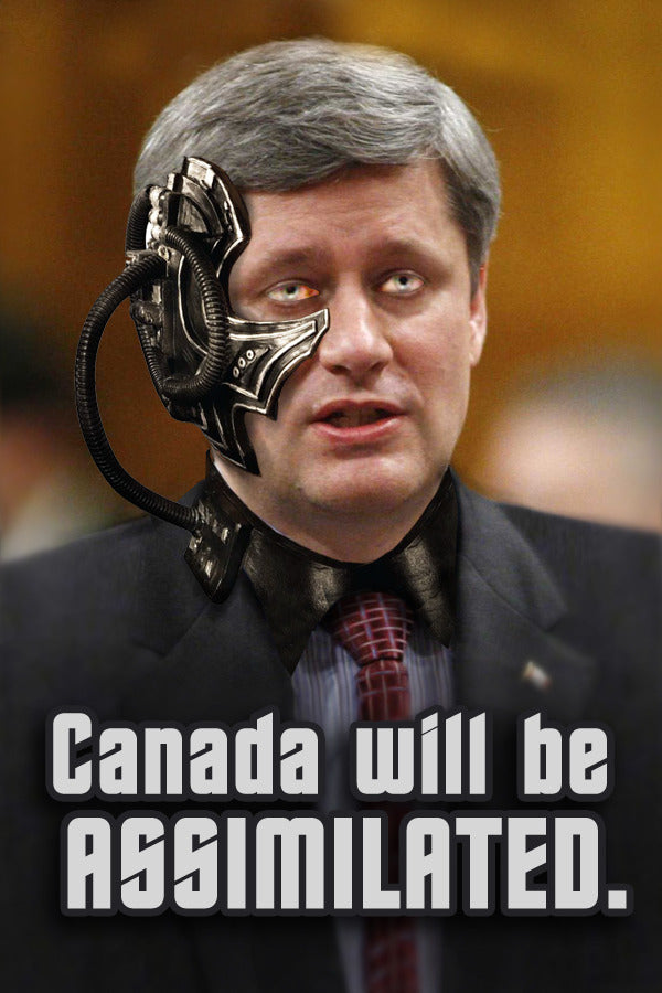 Stephen Harper will assimilate Canada