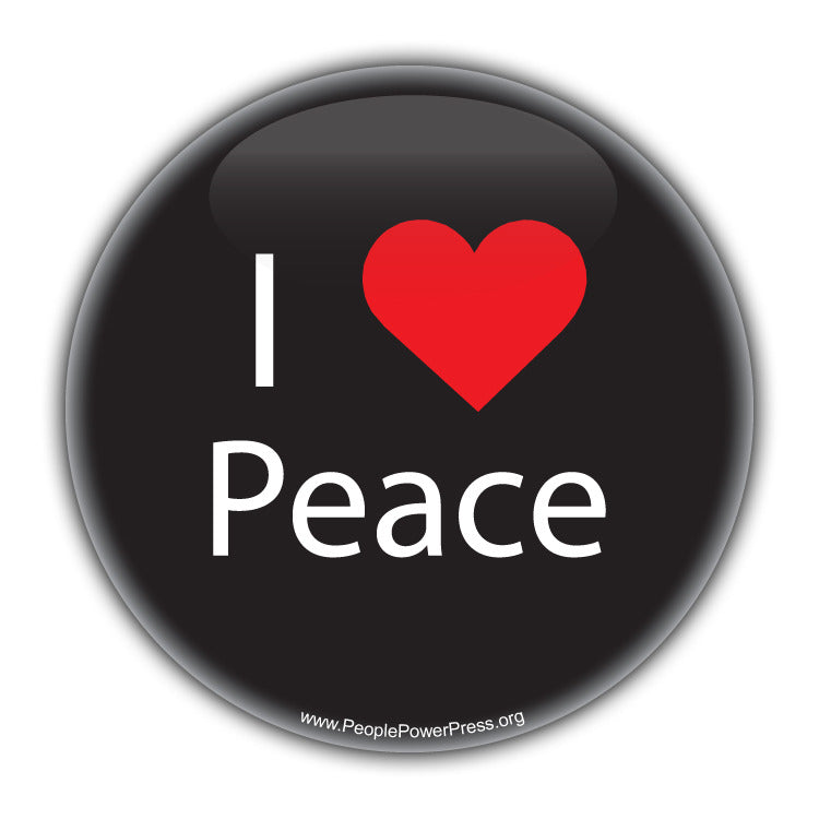 I Heart Peace - Civil Rights Button