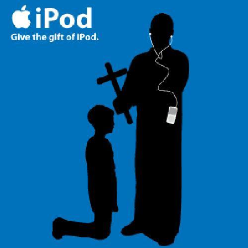 iPod relying on a religious distraction