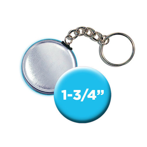 Custom Button Keychain Custom Link 1-3/4