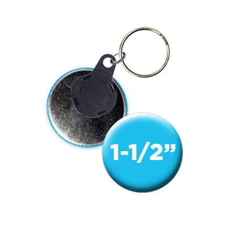 Custom Split Ring 1-1/2" Keychains