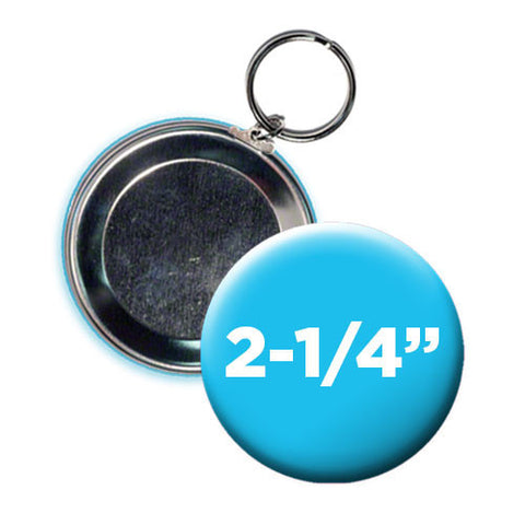 Custom Split Ring 2-1/4" Keychains