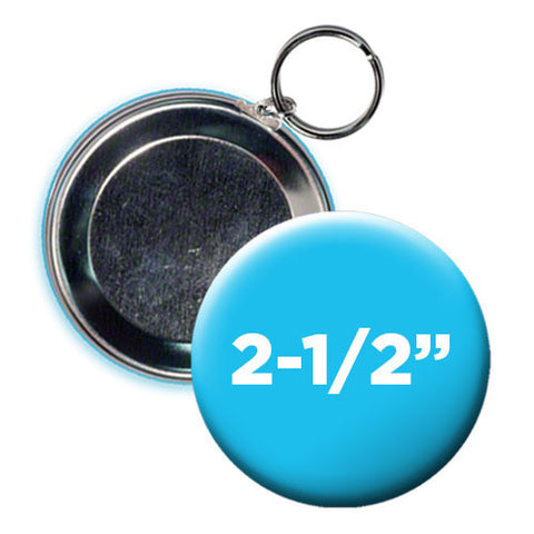 Custom Split Ring 2-1/2" Keychains