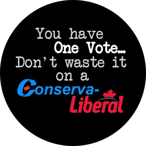 You Have One Vote - Don't Waste it on a Conserva-Liberal