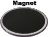 oval magnets for fridge or locker - no sharp edges