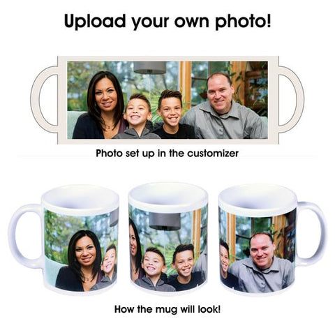 wraparound photo mug